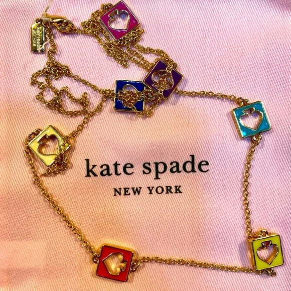 Kate Spade “Spades” Necklace - Picture 1 of 3